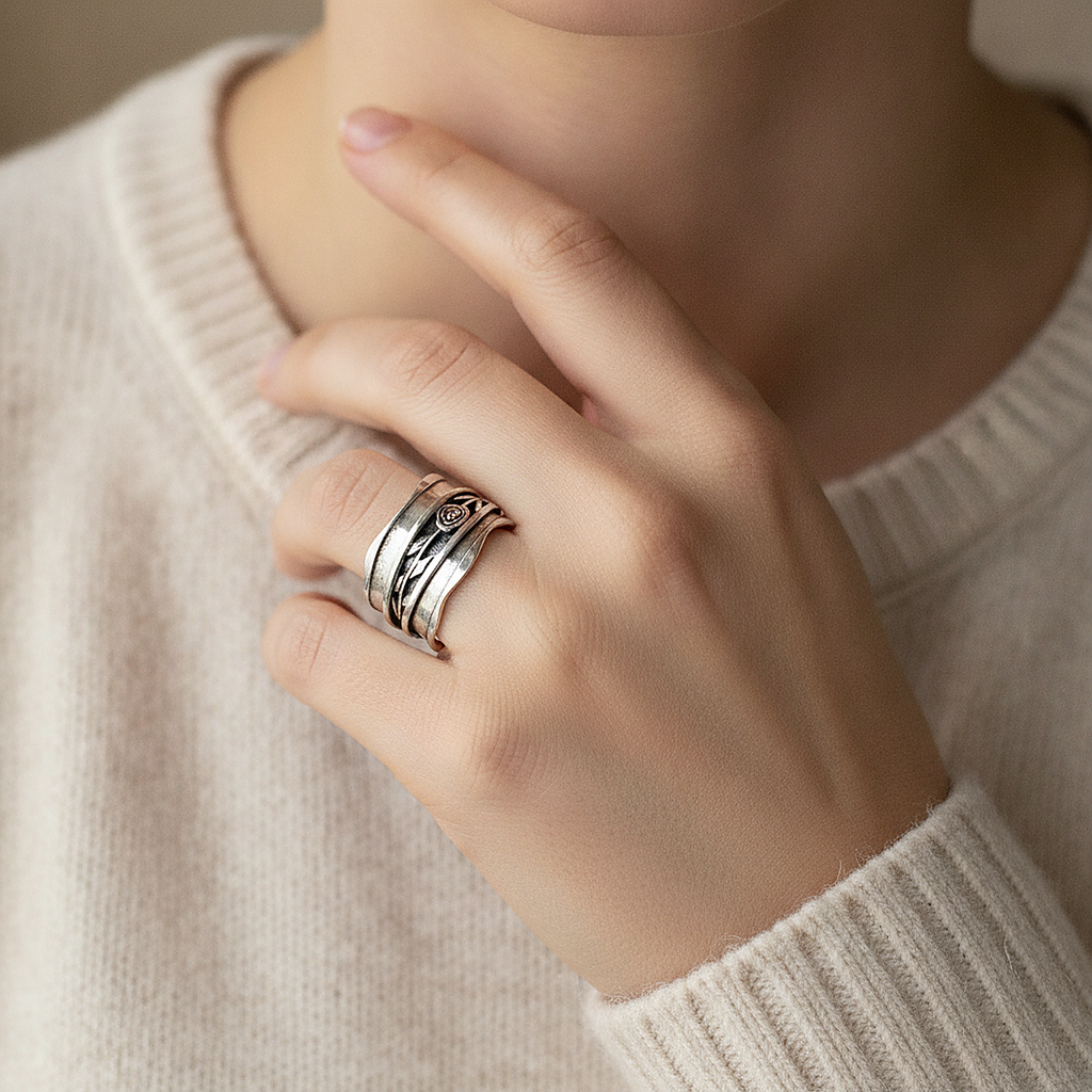 Vesper Silver Ring
