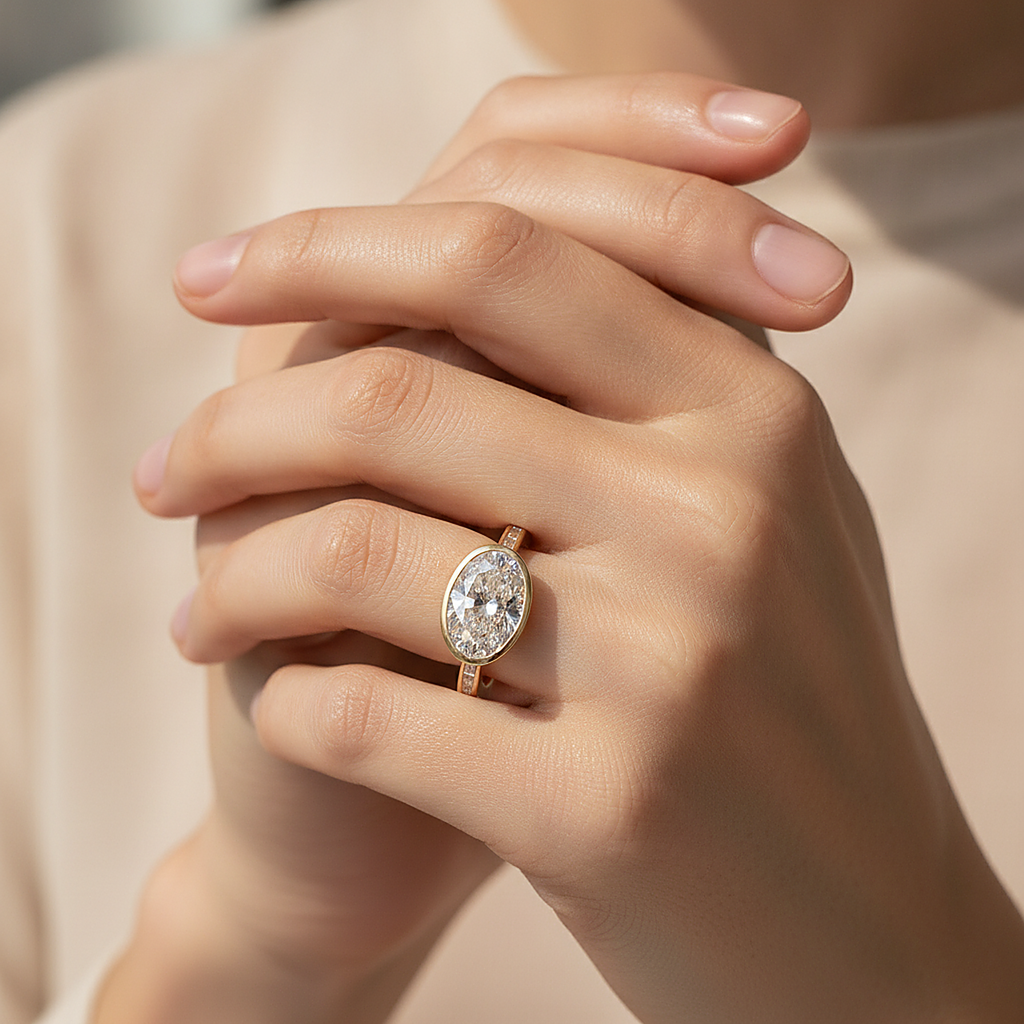 Petra Moissanite Ring