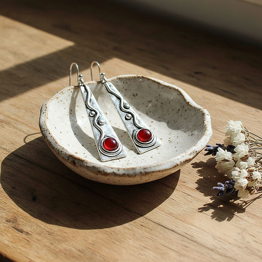 Romy Silver Earrings