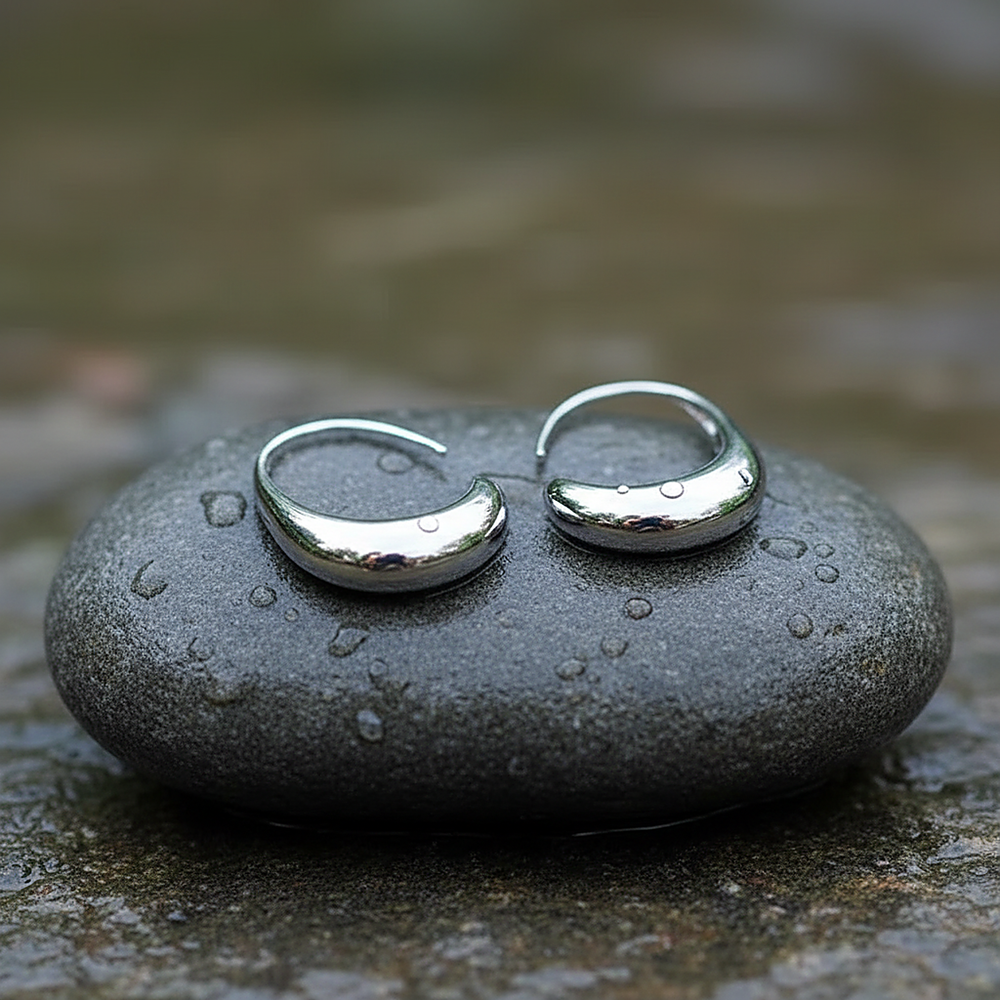 Lune Silver Earrings