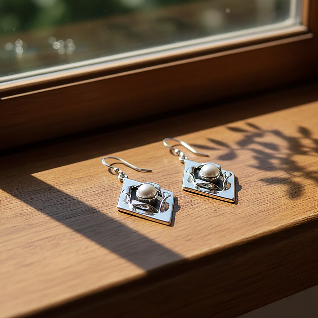 Zaria Pearl Earrings