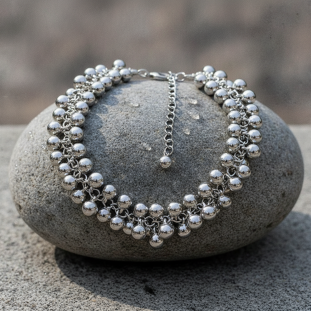 Doria Silver Necklace