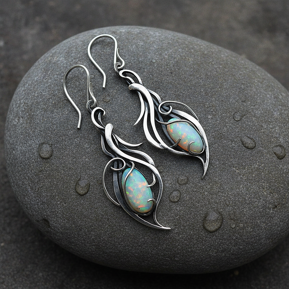 Elowen Opal Earrings