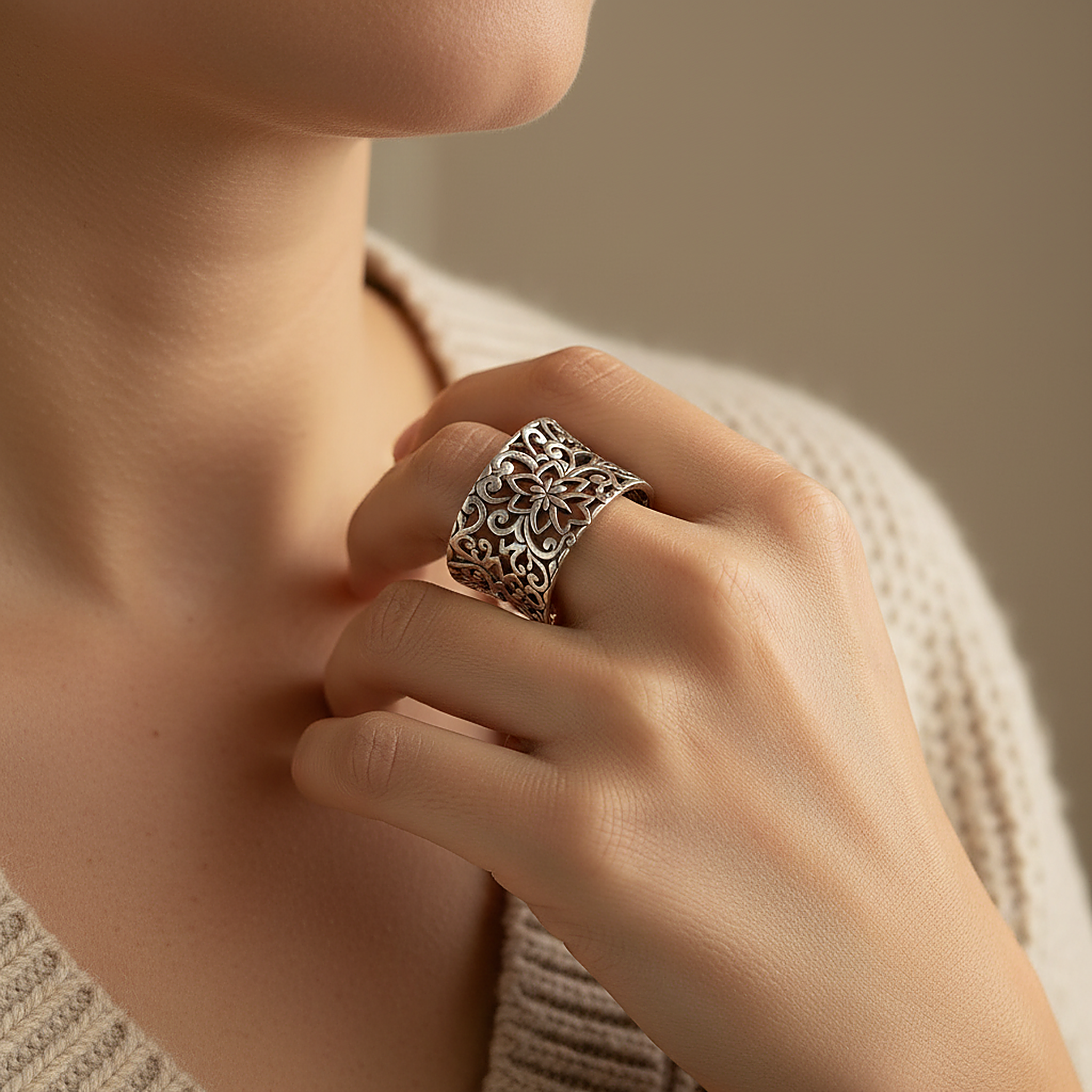 Esme Silver Ring