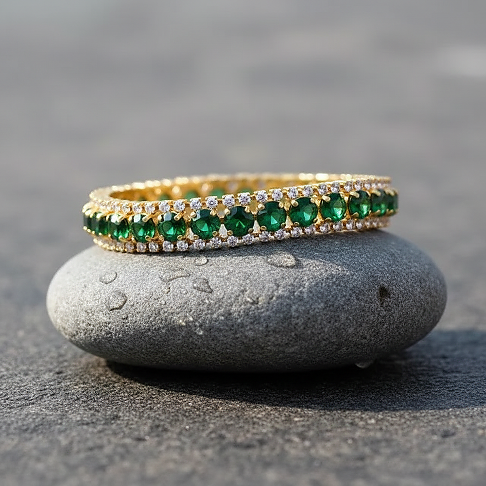 Lune Emerald Bracelet
