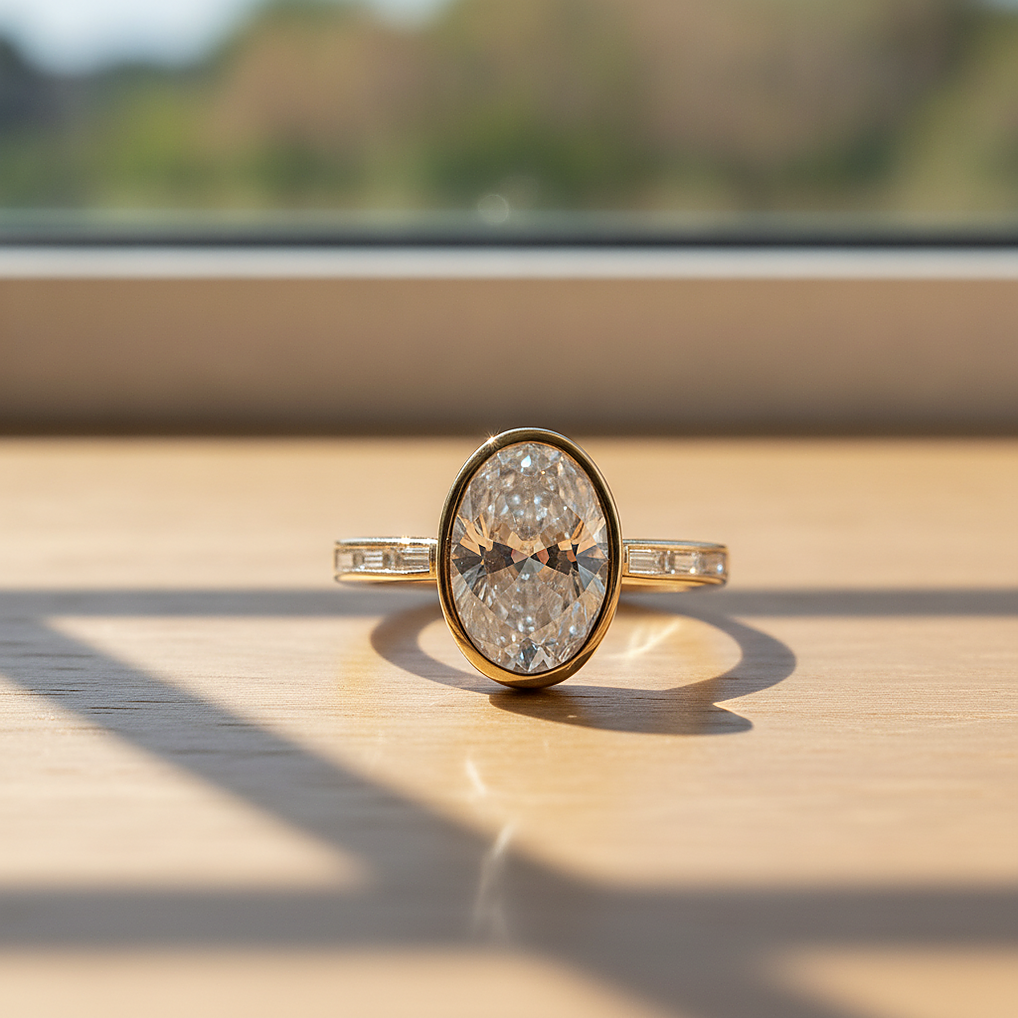 Petra Moissanite Ring