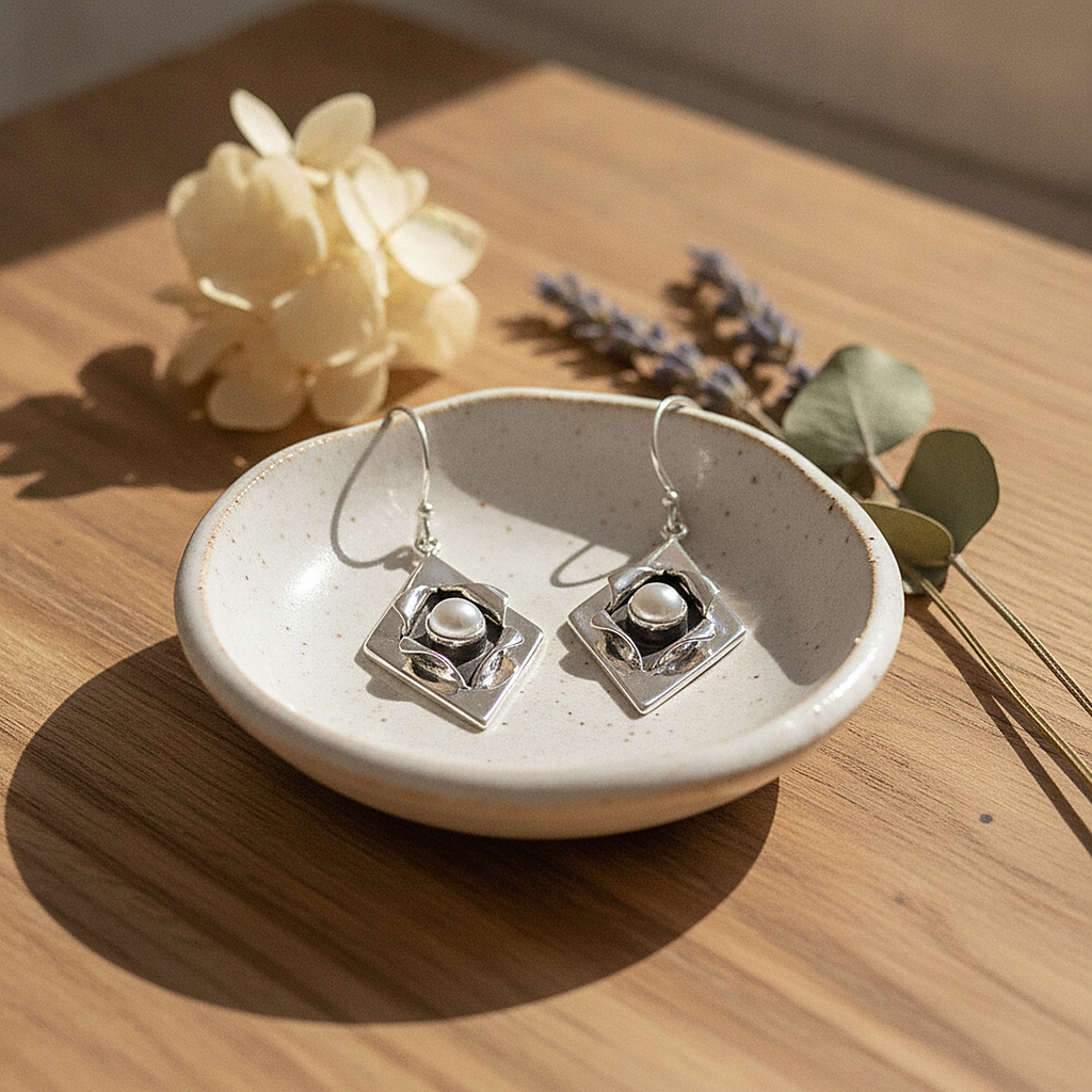 Zaria Pearl Earrings
