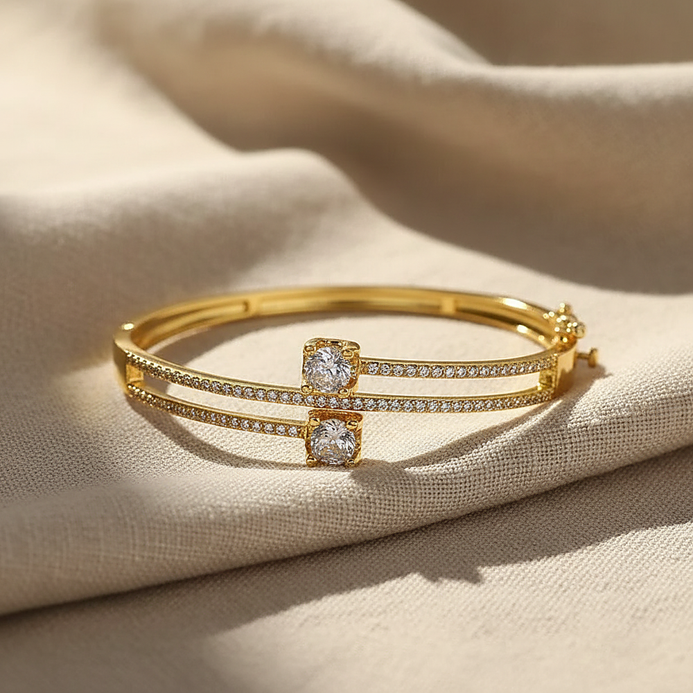 Rhea Crystal Bangle