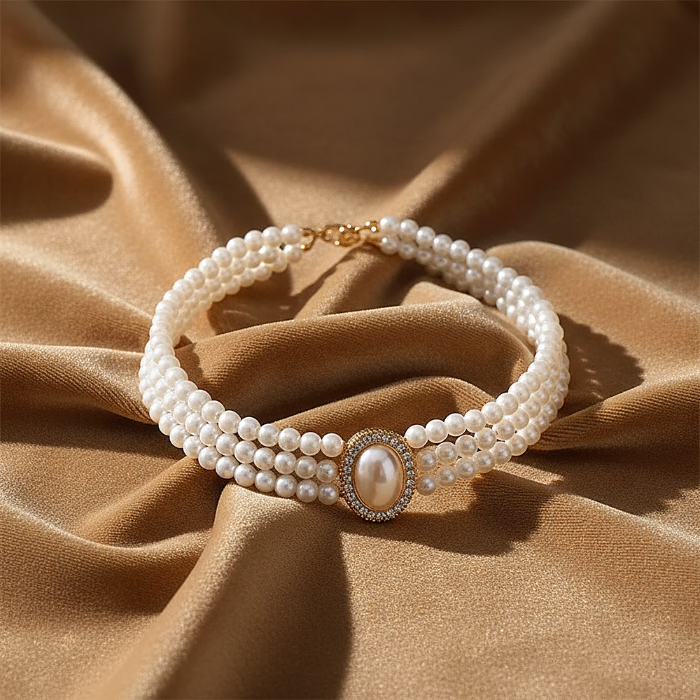 Bijou Pearl Necklace