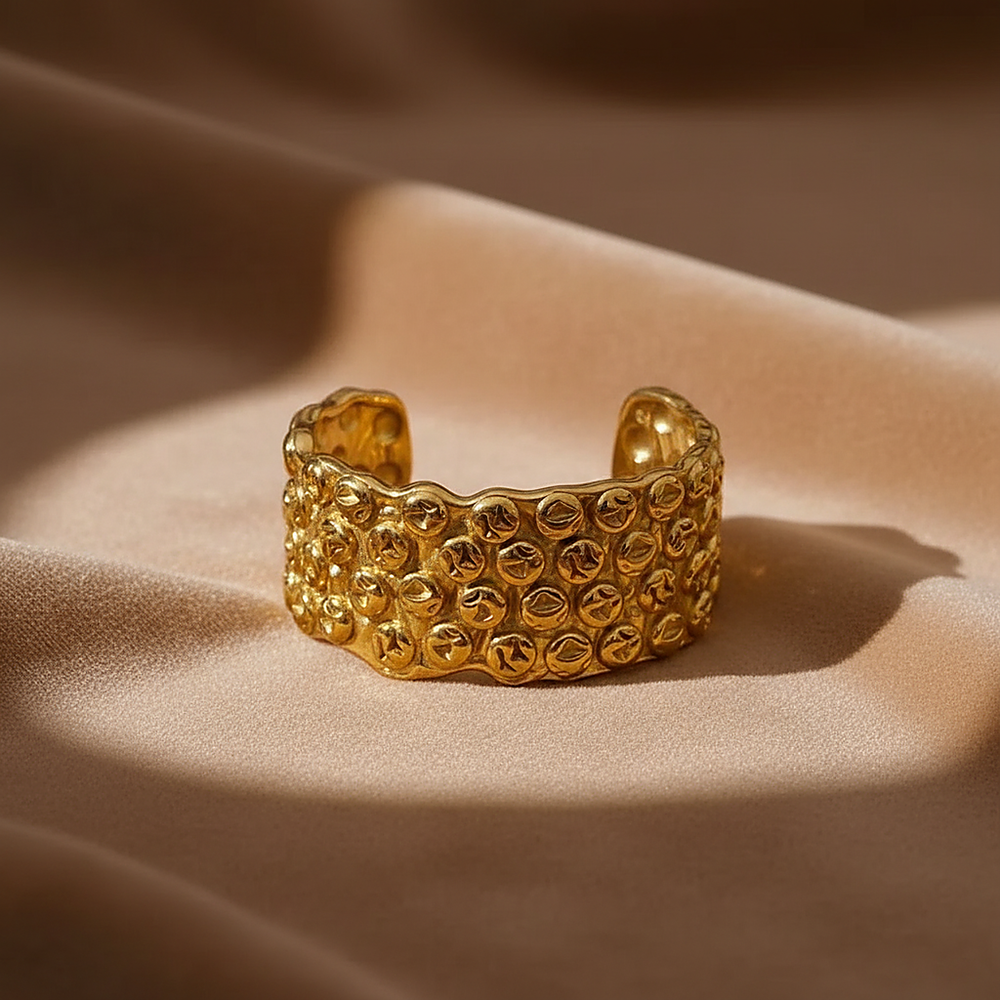Cerise Gold Cuff