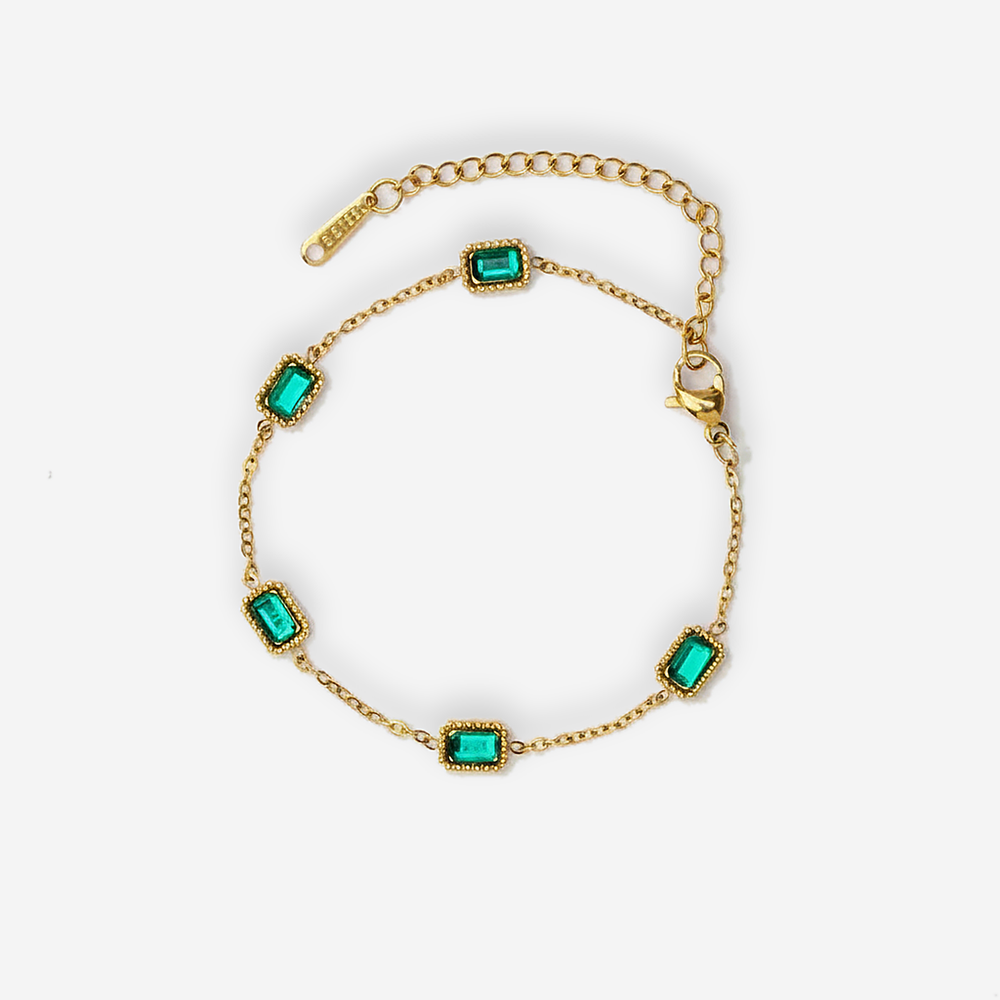 Ottilie Emerald Bracelet