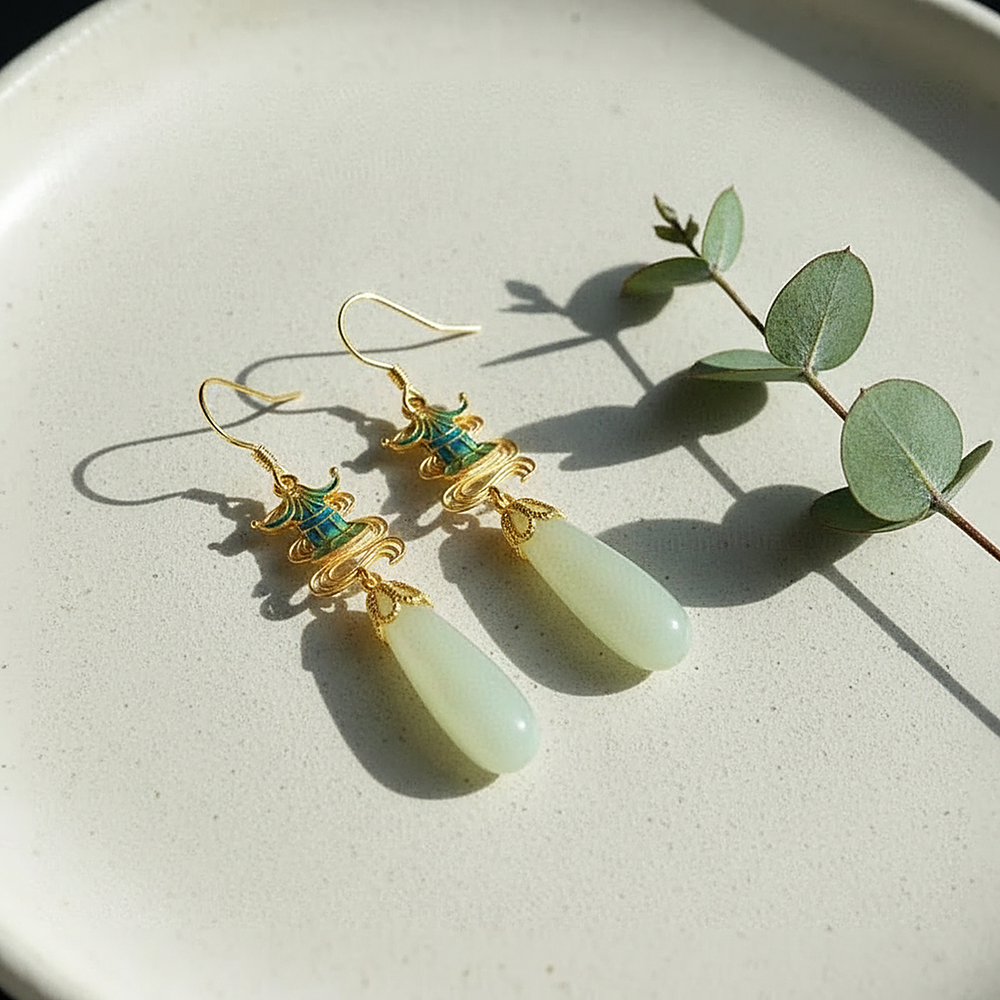 Ondine Jade Earrings