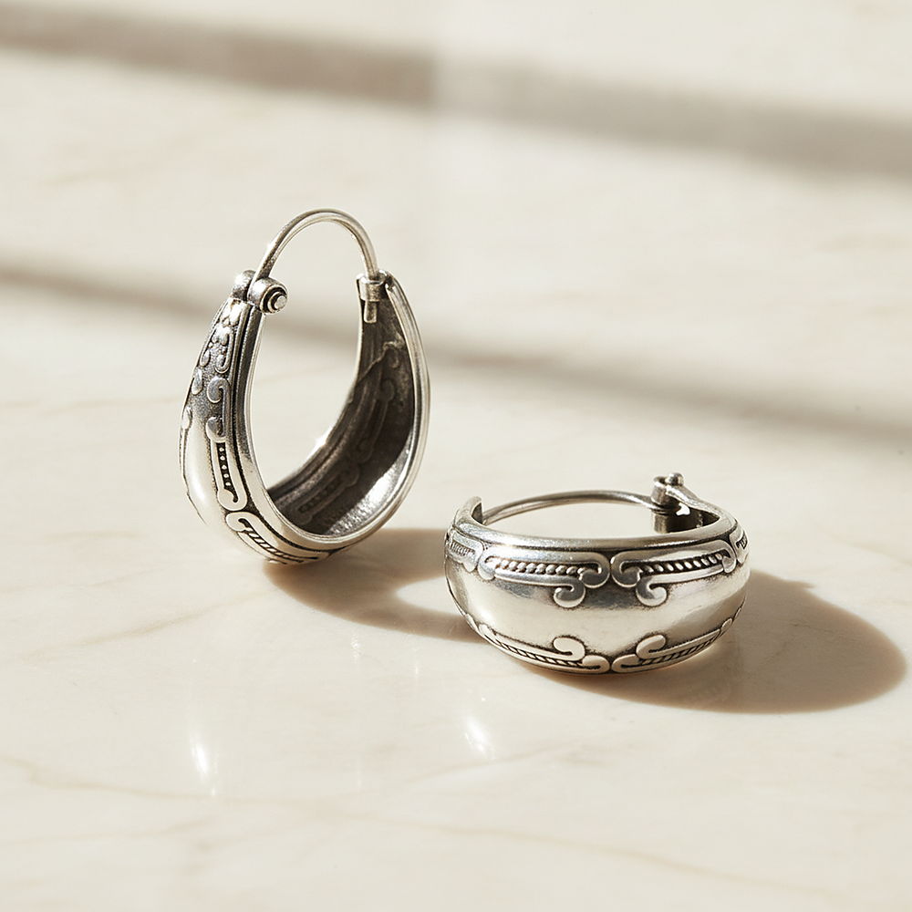 Nova Silver Earrings