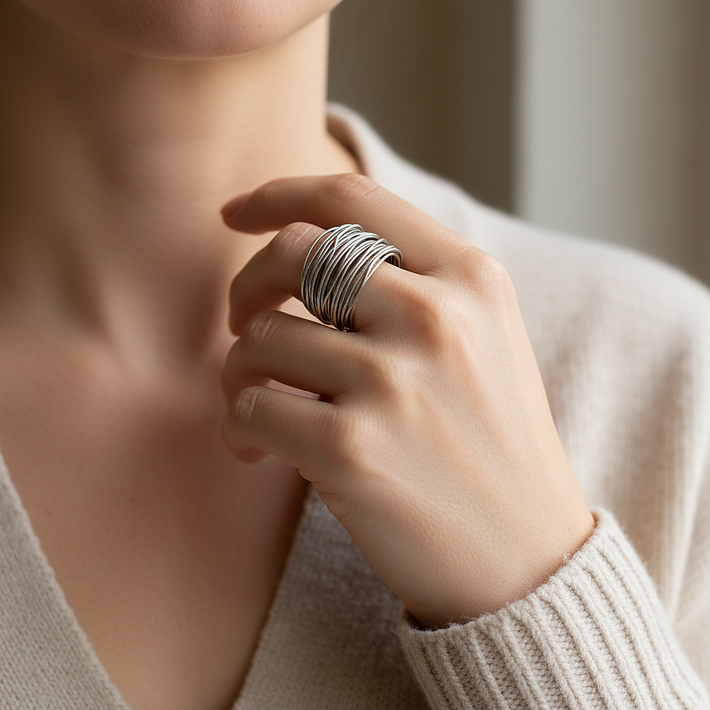 Calla Silver Ring