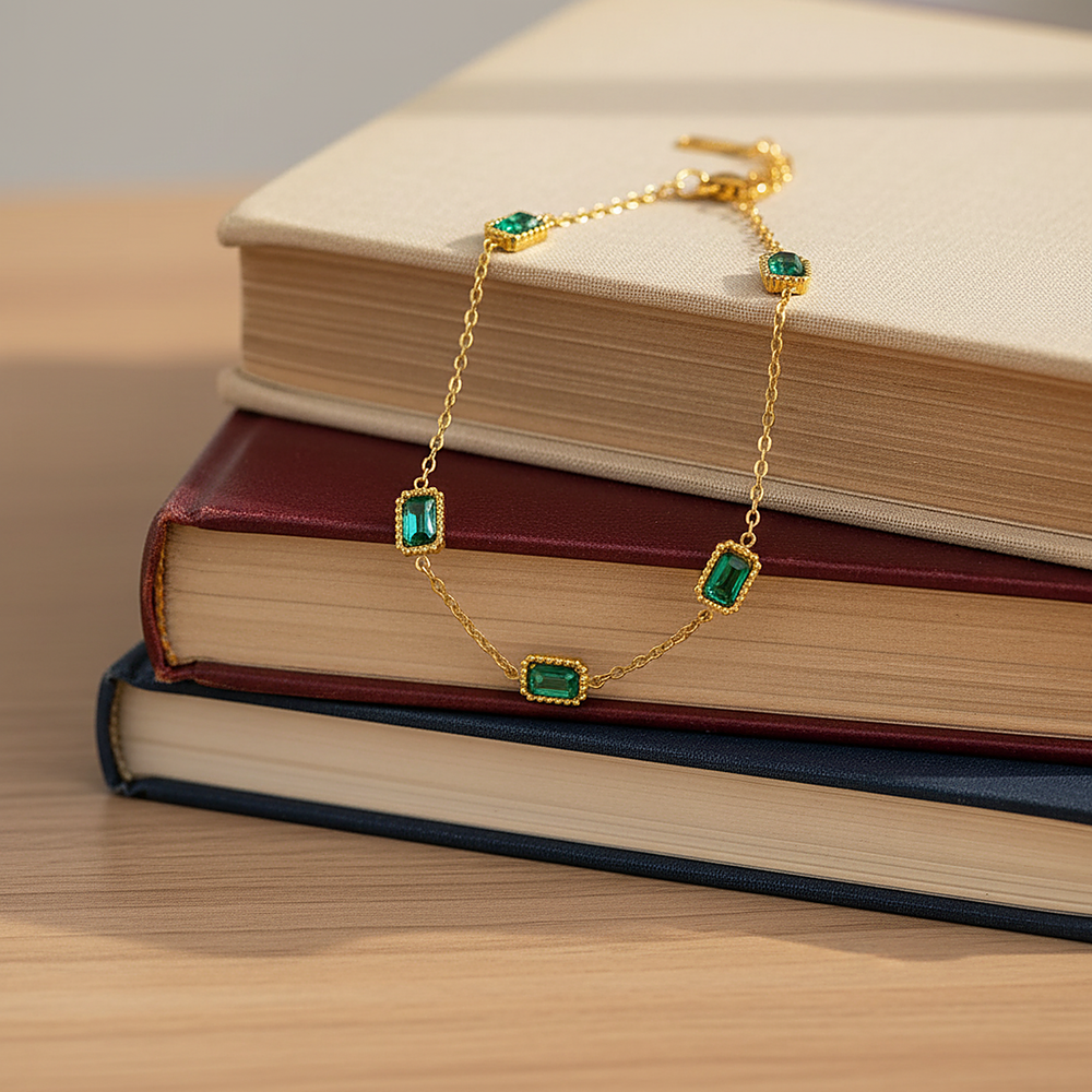 Ottilie Emerald Bracelet