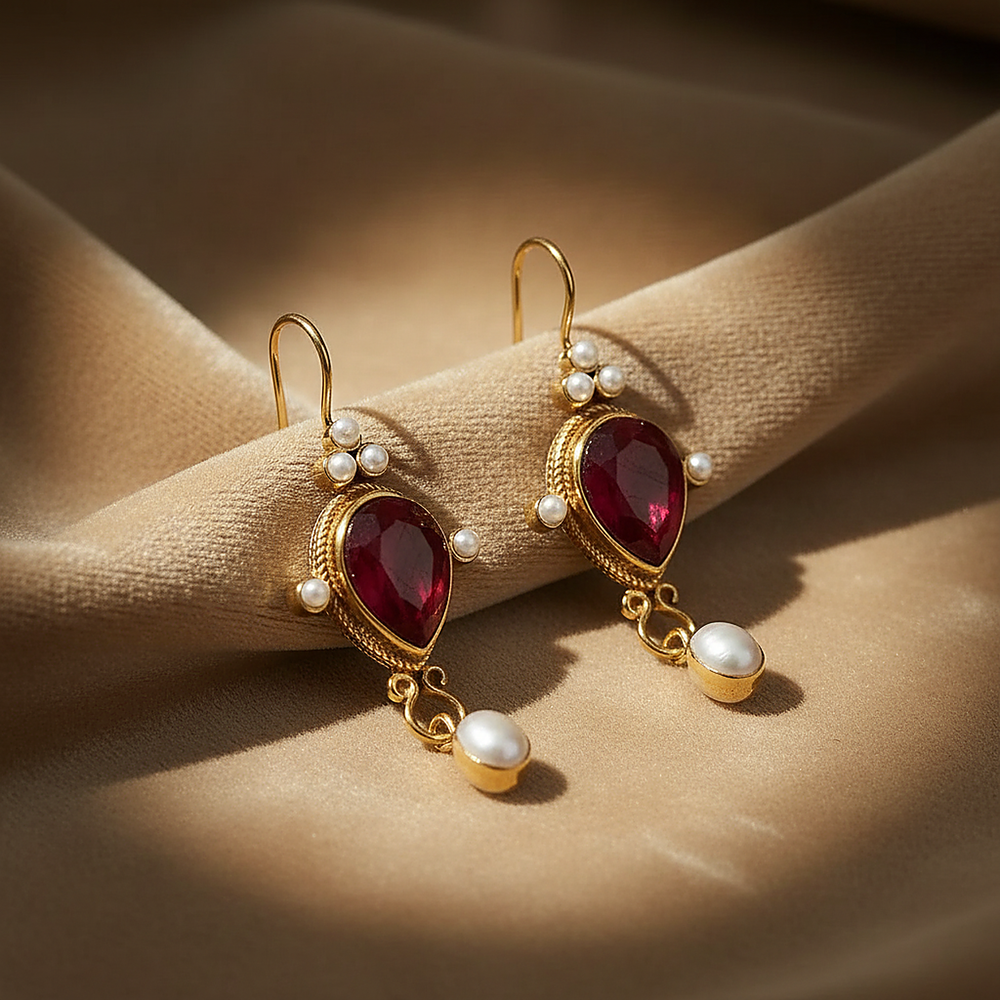 Halcyon Ruby Earrings