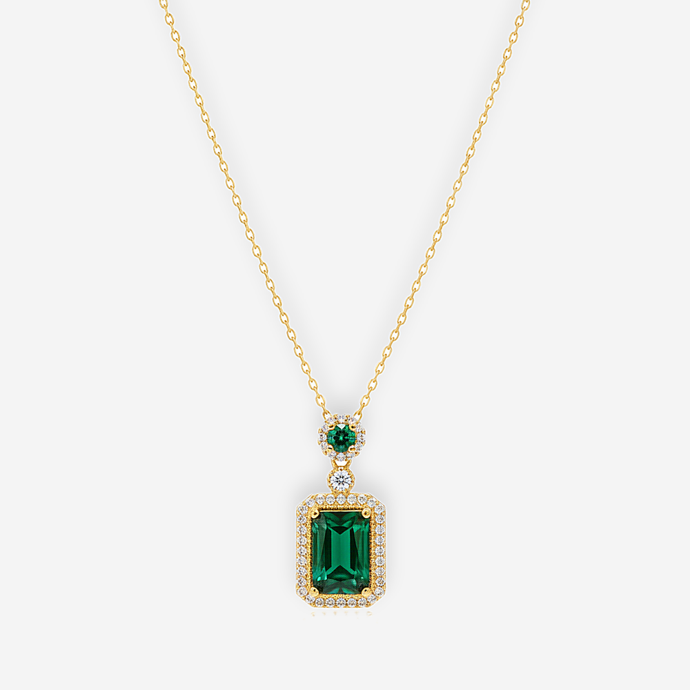 Adeline Emerald Necklace