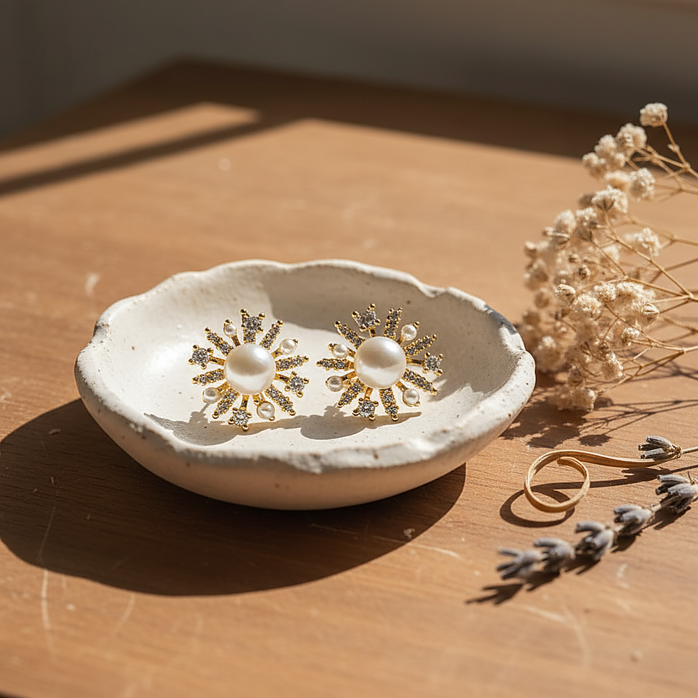 Esme Pearl Earrings
