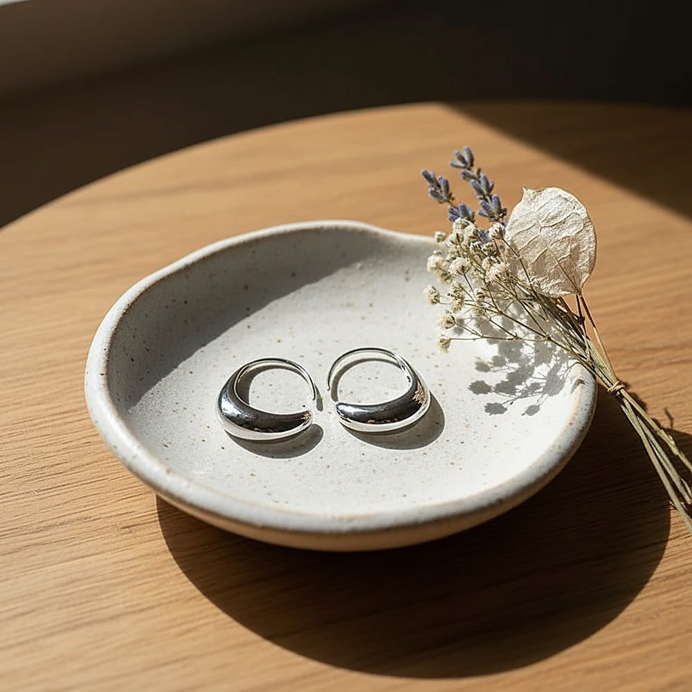 Lune Silver Earrings