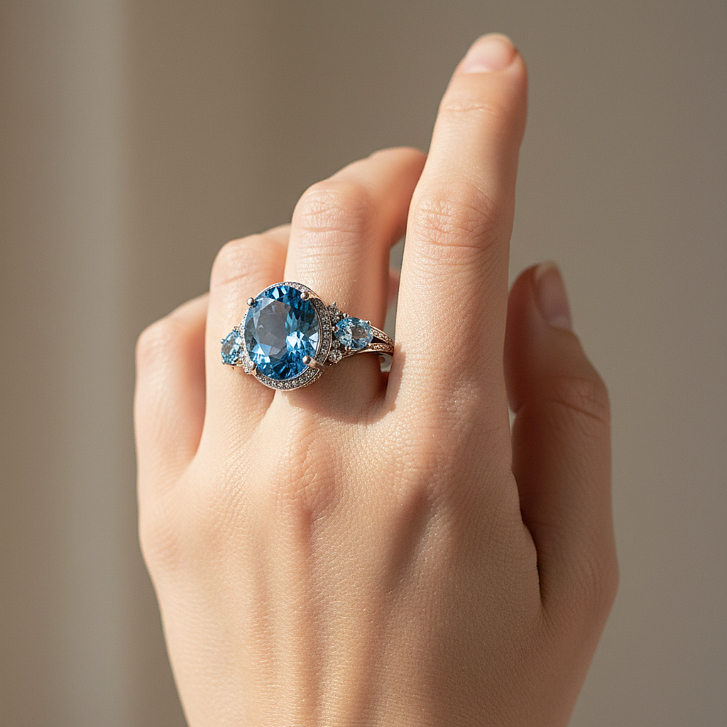 Halcyon Crystal Ring