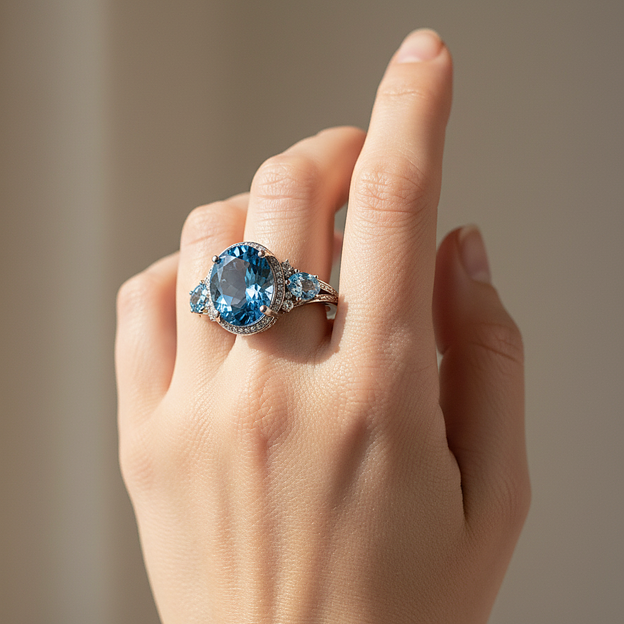 Halcyon Crystal Ring