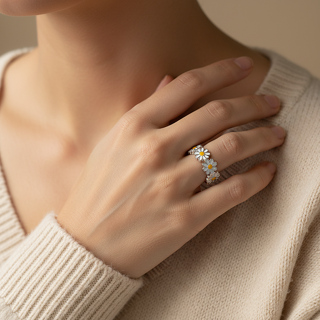 Elise Silver Ring