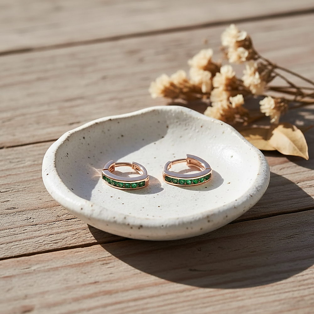 Xanthe Emerald Earrings