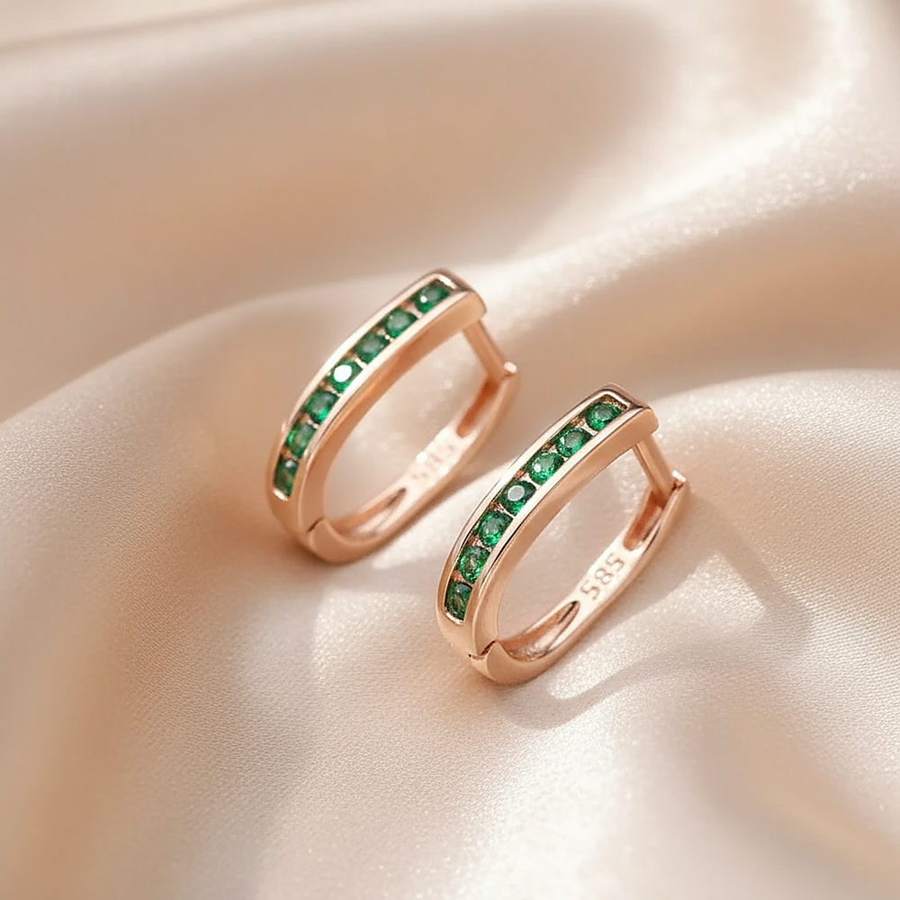 Xanthe Emerald Earrings
