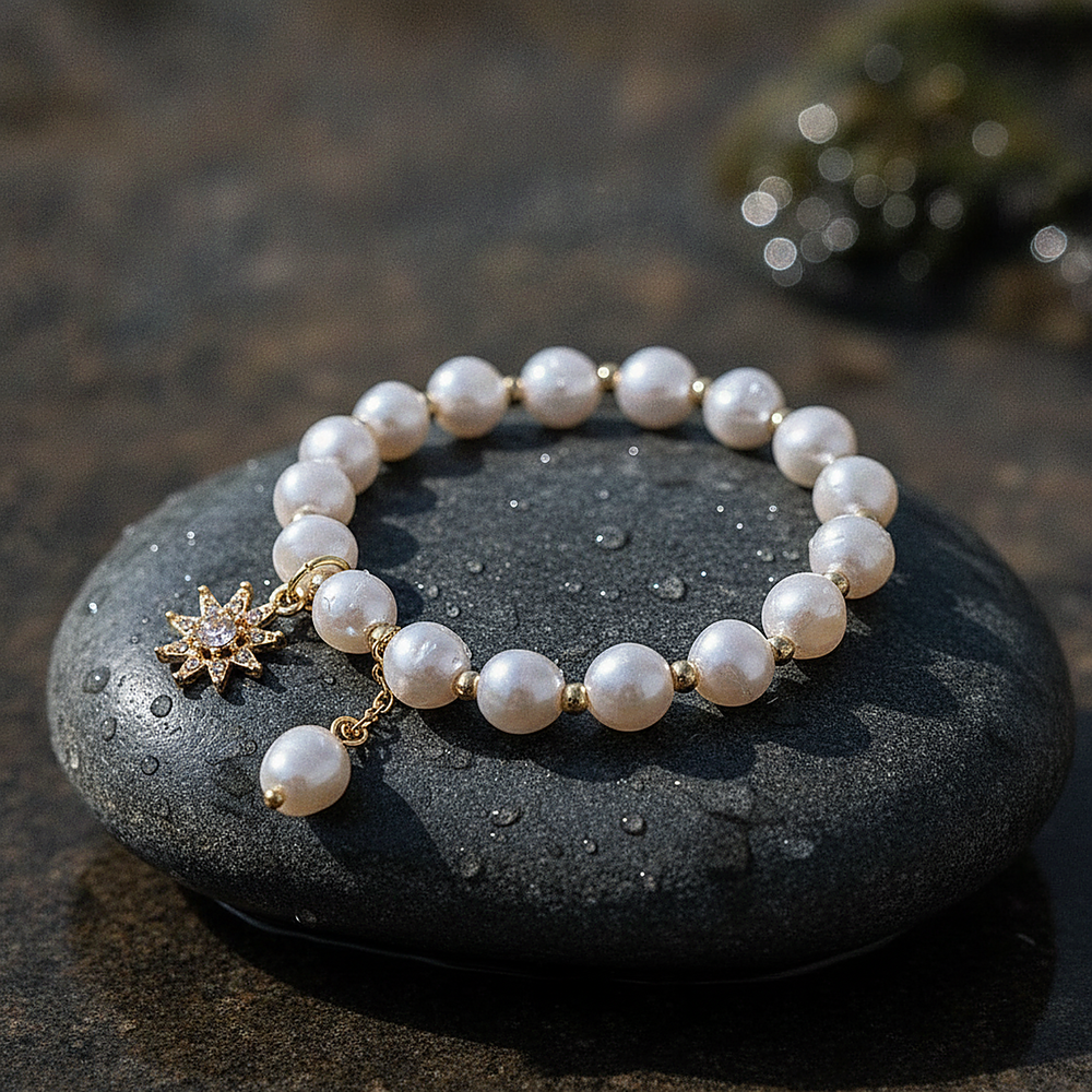 Zaria Pearl Bracelet