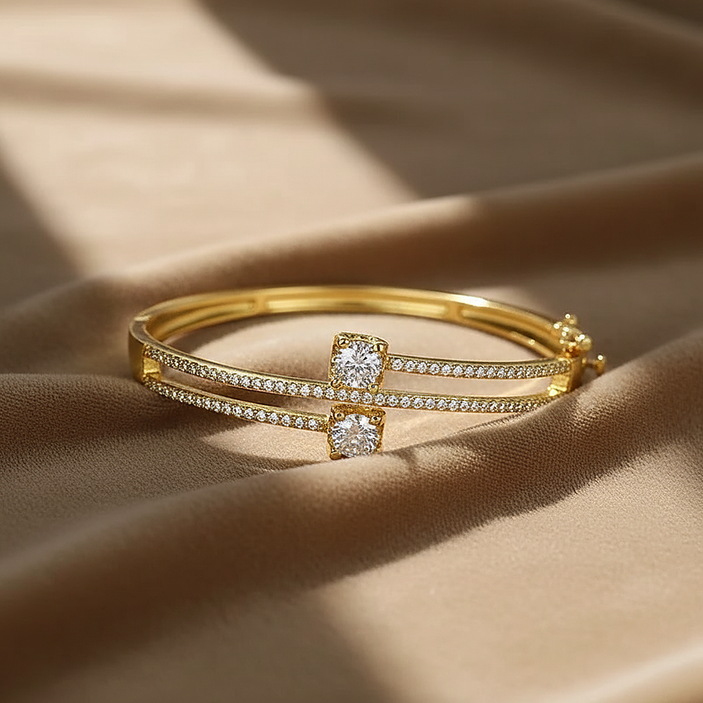Rhea Crystal Bangle
