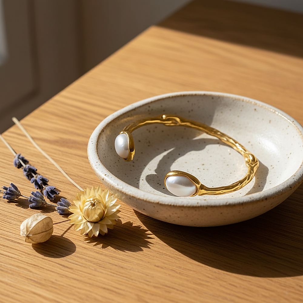 Bijou Pearl Bangle