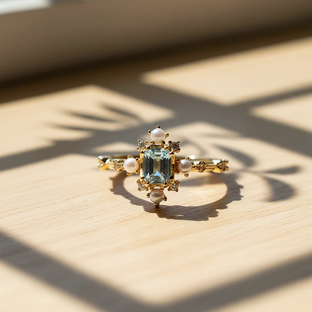 Elise Pearl Ring