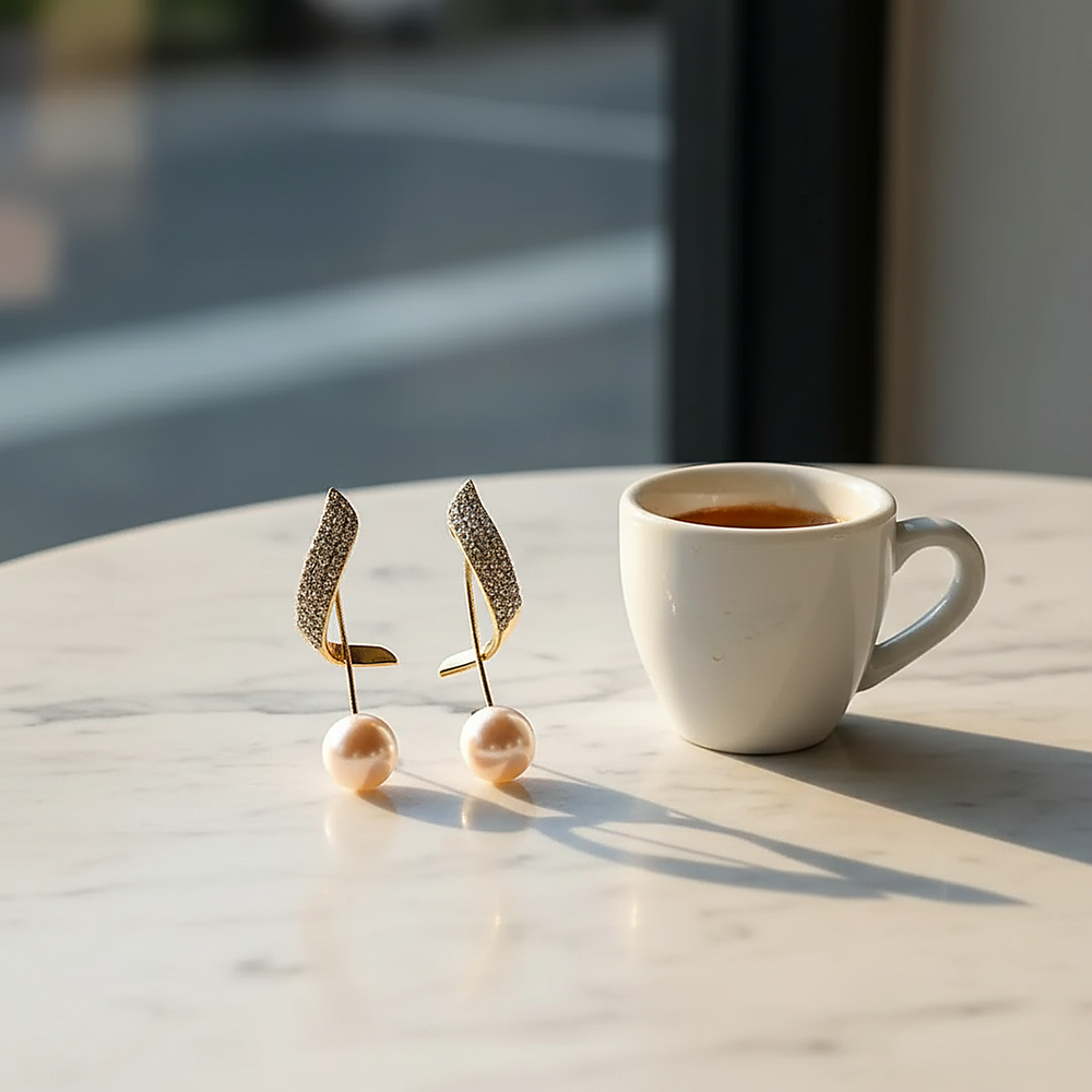 Nadia Pearl Earrings