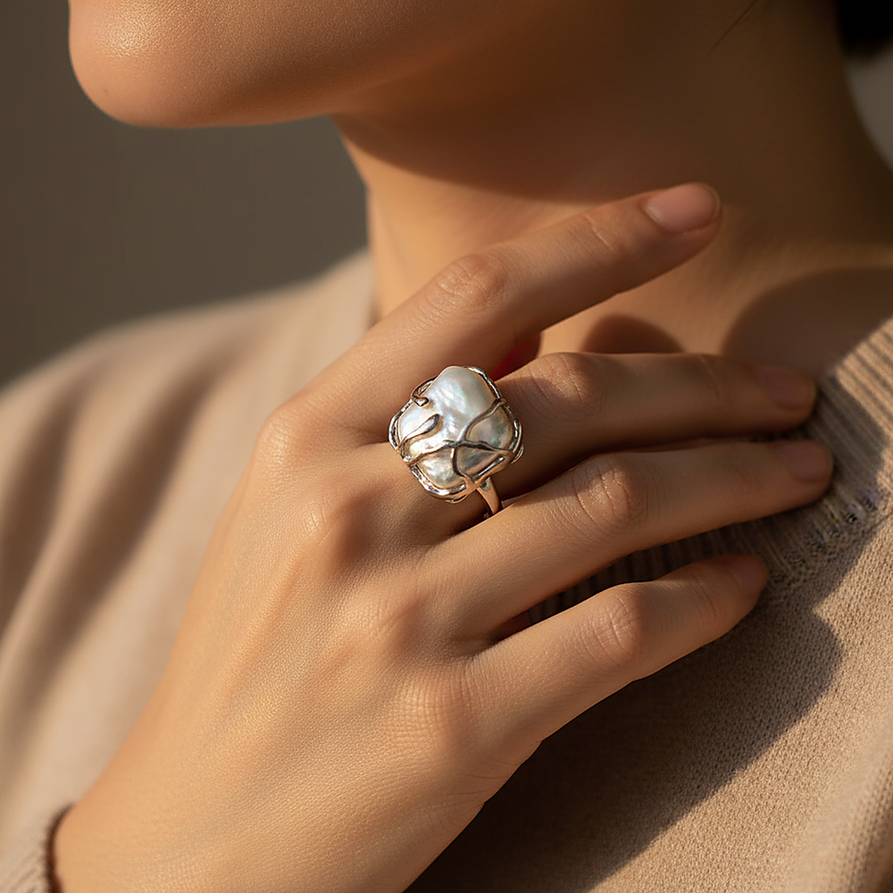 Yvaine Pearl Ring