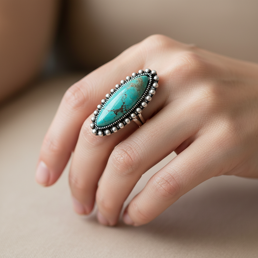 Solveig Turquoise Ring