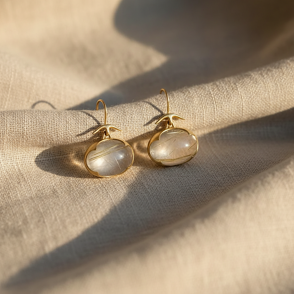Sereia Moonstone Earrings