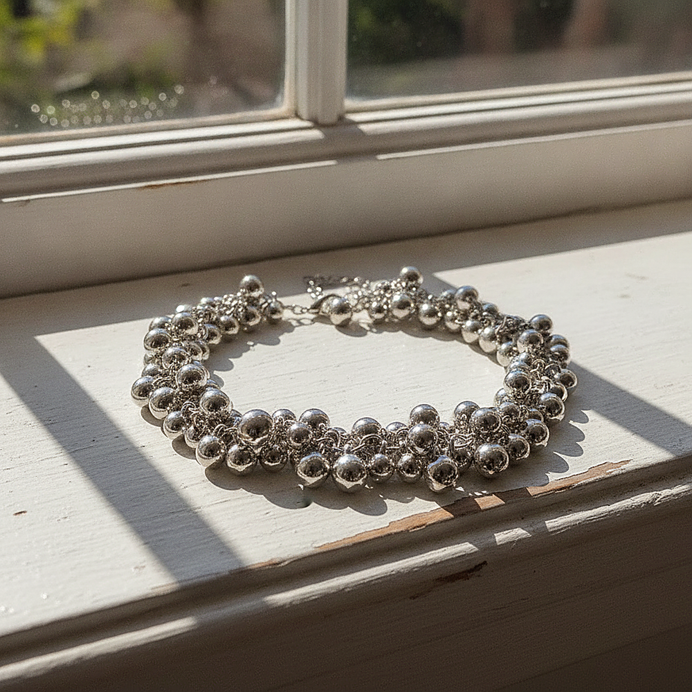 Doria Silver Necklace