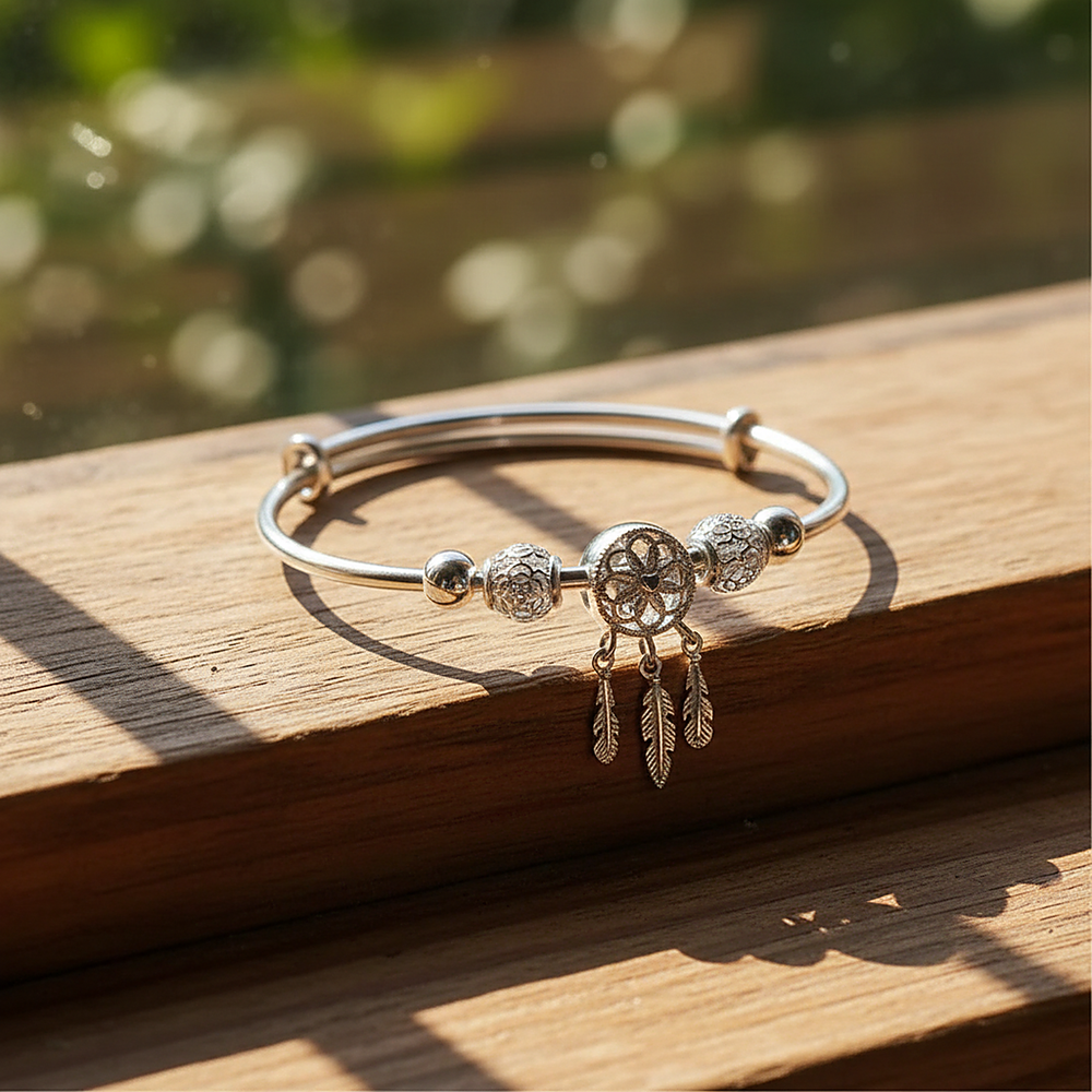 Delphine Silver Bracelet