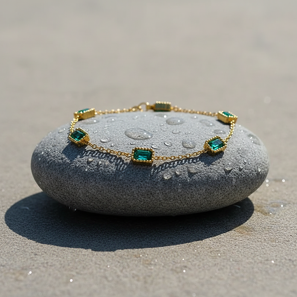 Ottilie Emerald Bracelet