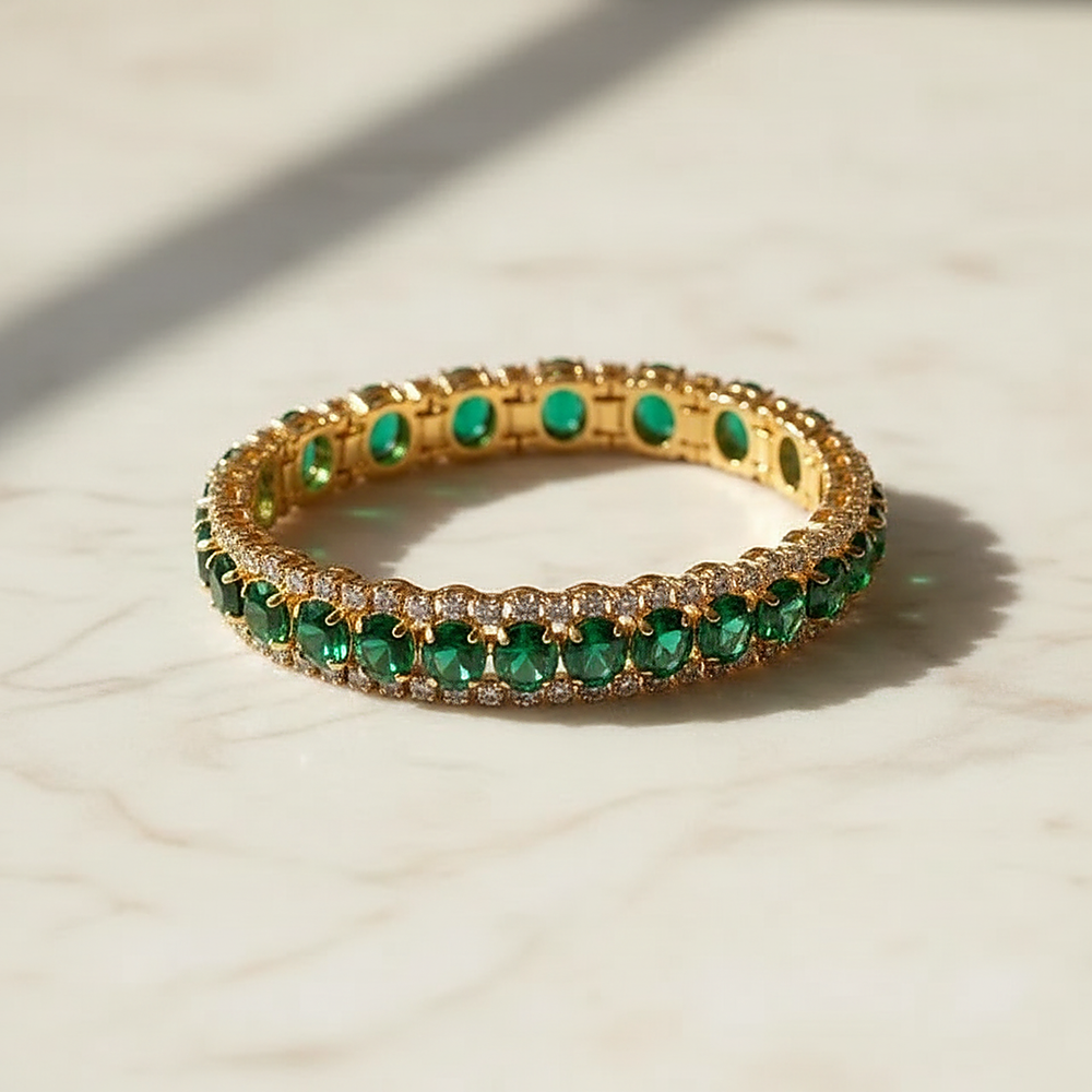 Lune Emerald Bracelet